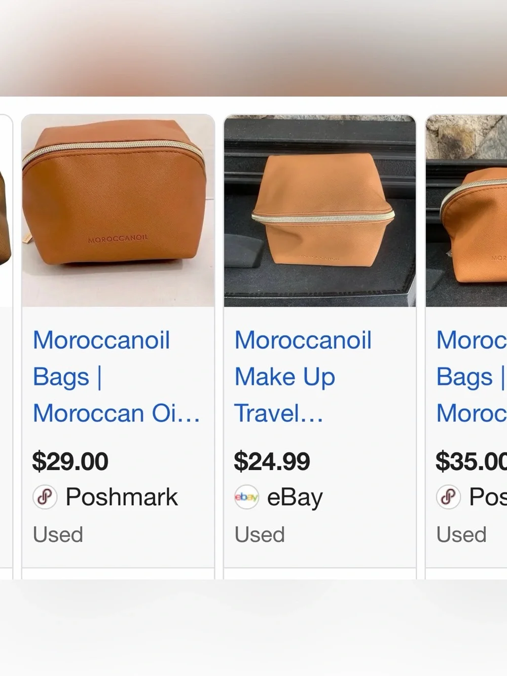 New Moroccanoil Cosmetic Pouch bundle